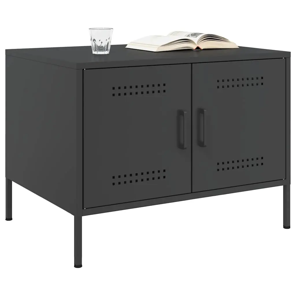 Industrial Style Coffee Table with Storage Compartment