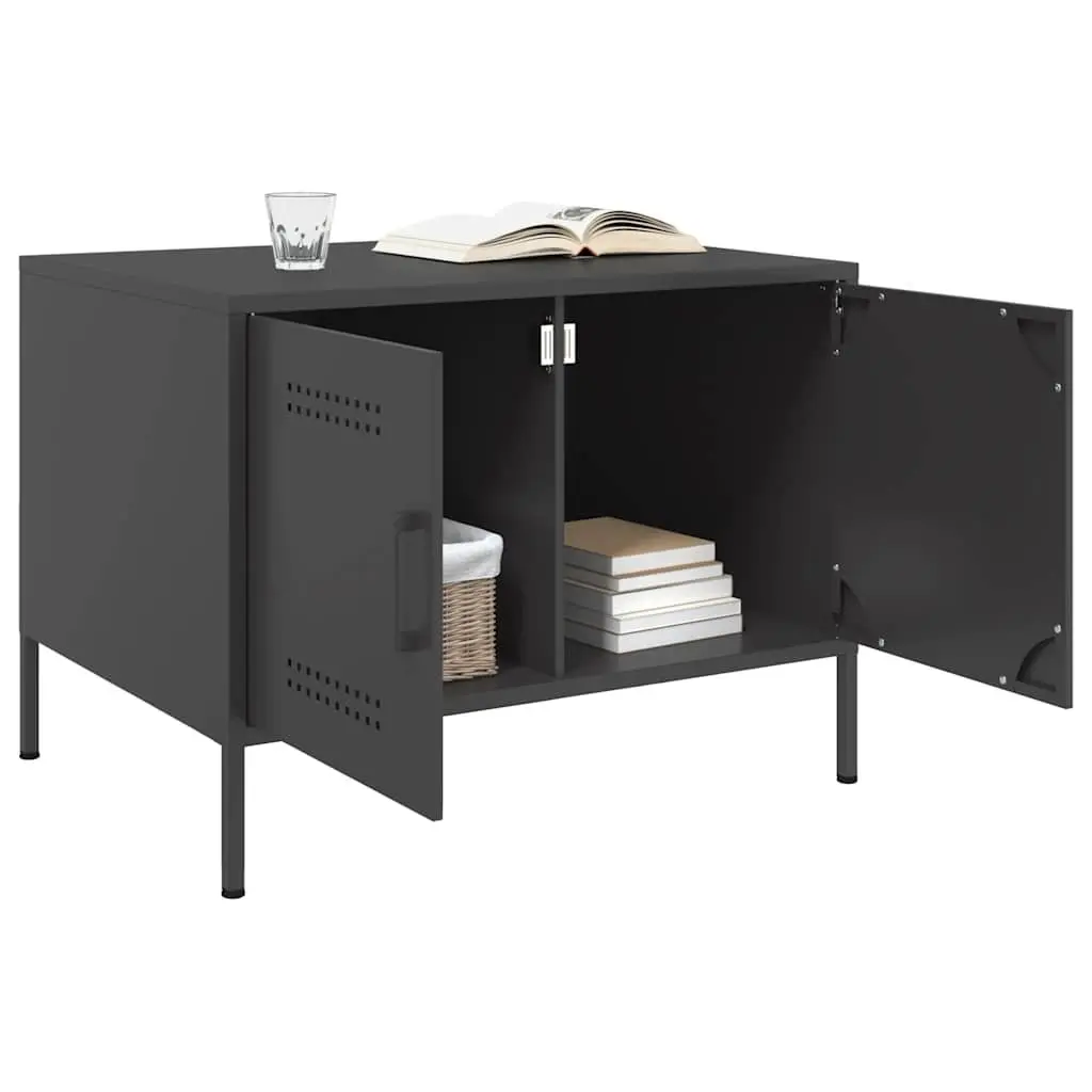 Industrial Style Coffee Table with Storage Compartment
