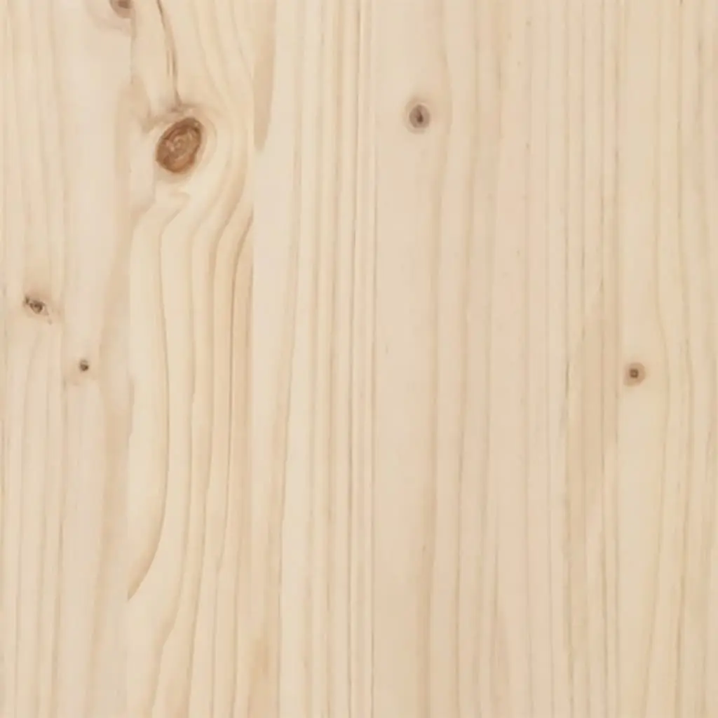 Wooden Headboard Brown 135 cm Solid Pine Wood Bedroom Bed Frame Back Support
