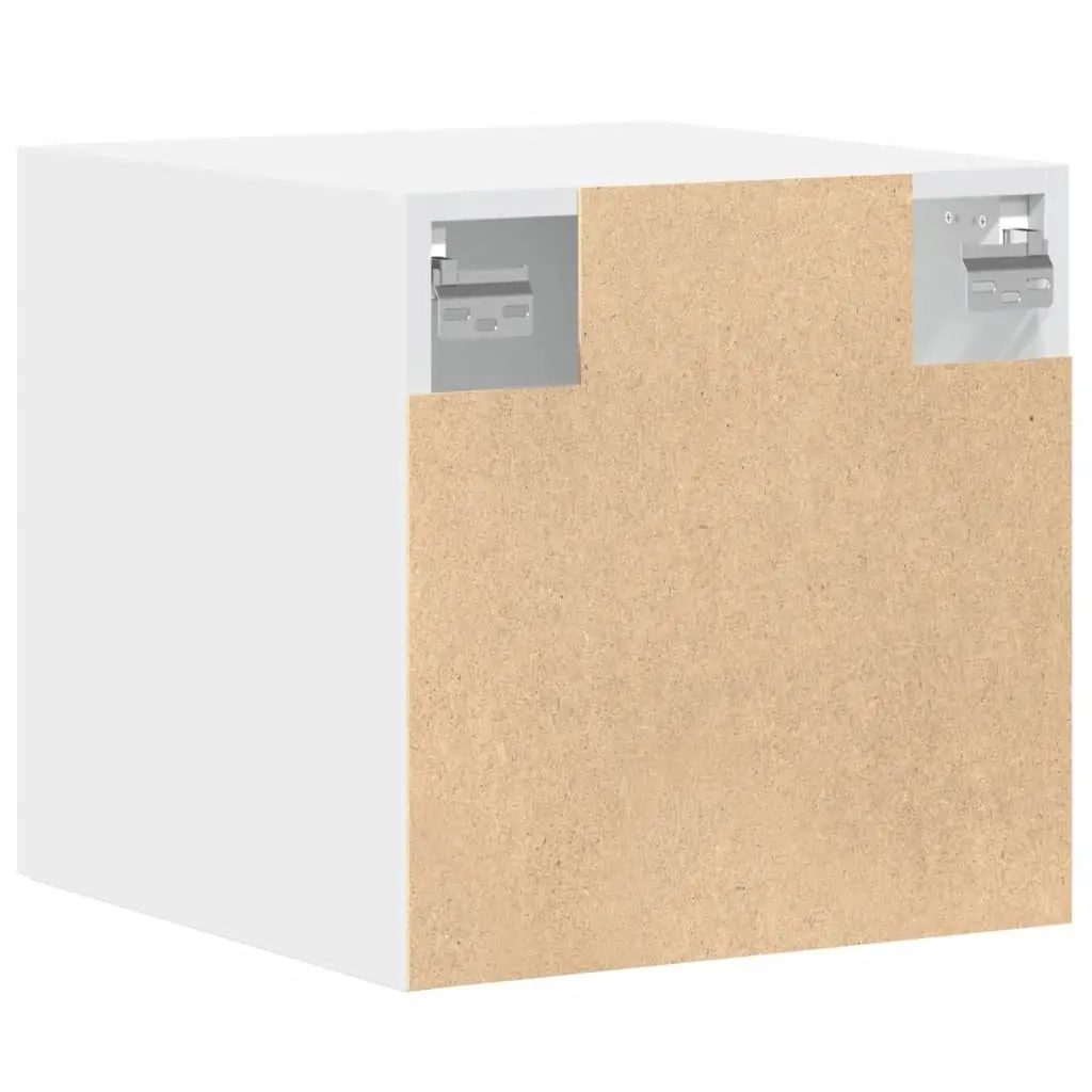 White Engineered Wood Wall Cabinet for Organized Living