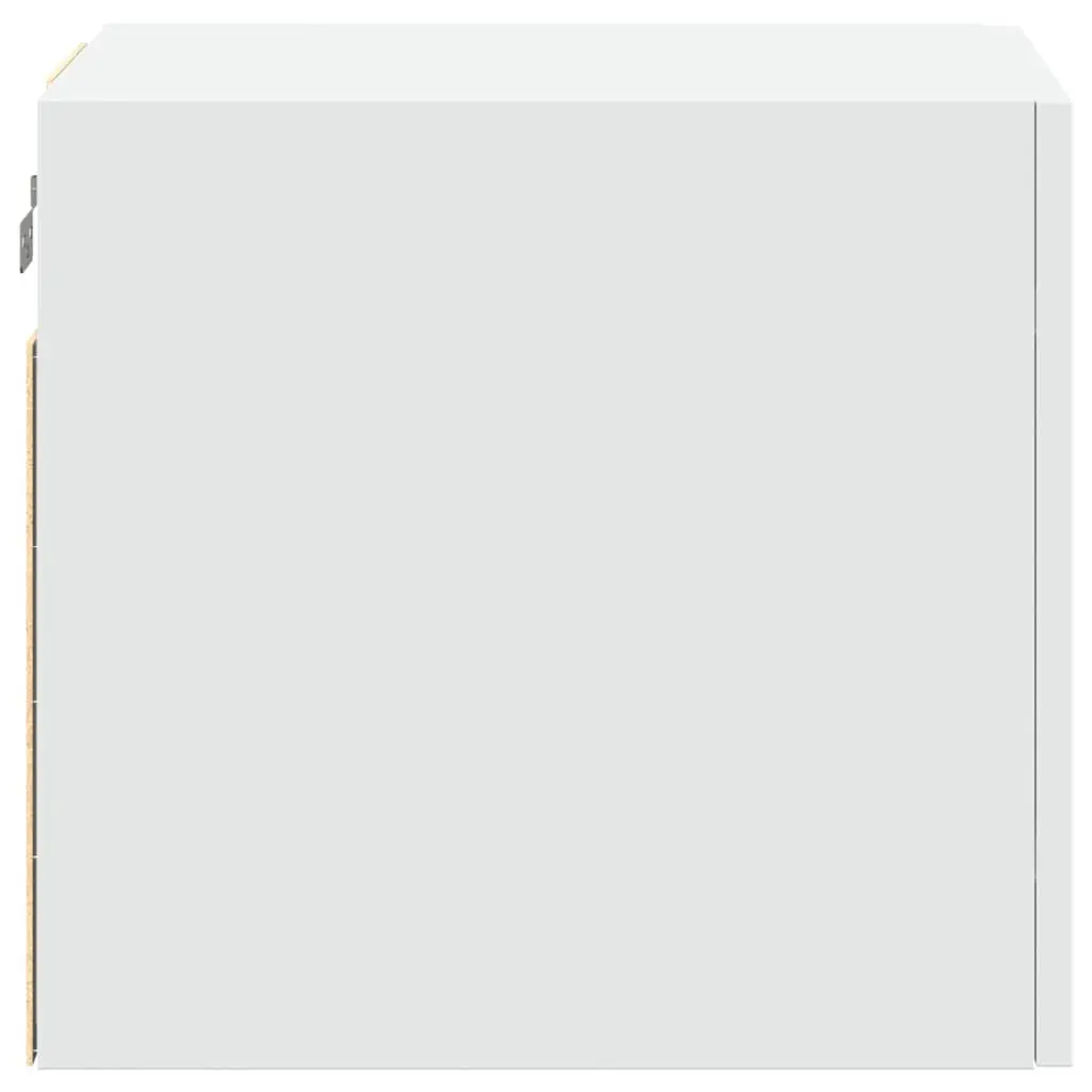 White Engineered Wood Wall Cabinet for Organized Living