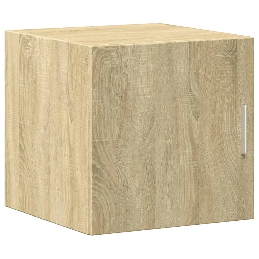 Wall Cabinet Brown Engineered Wood Floating Storage Hanging Sideboards