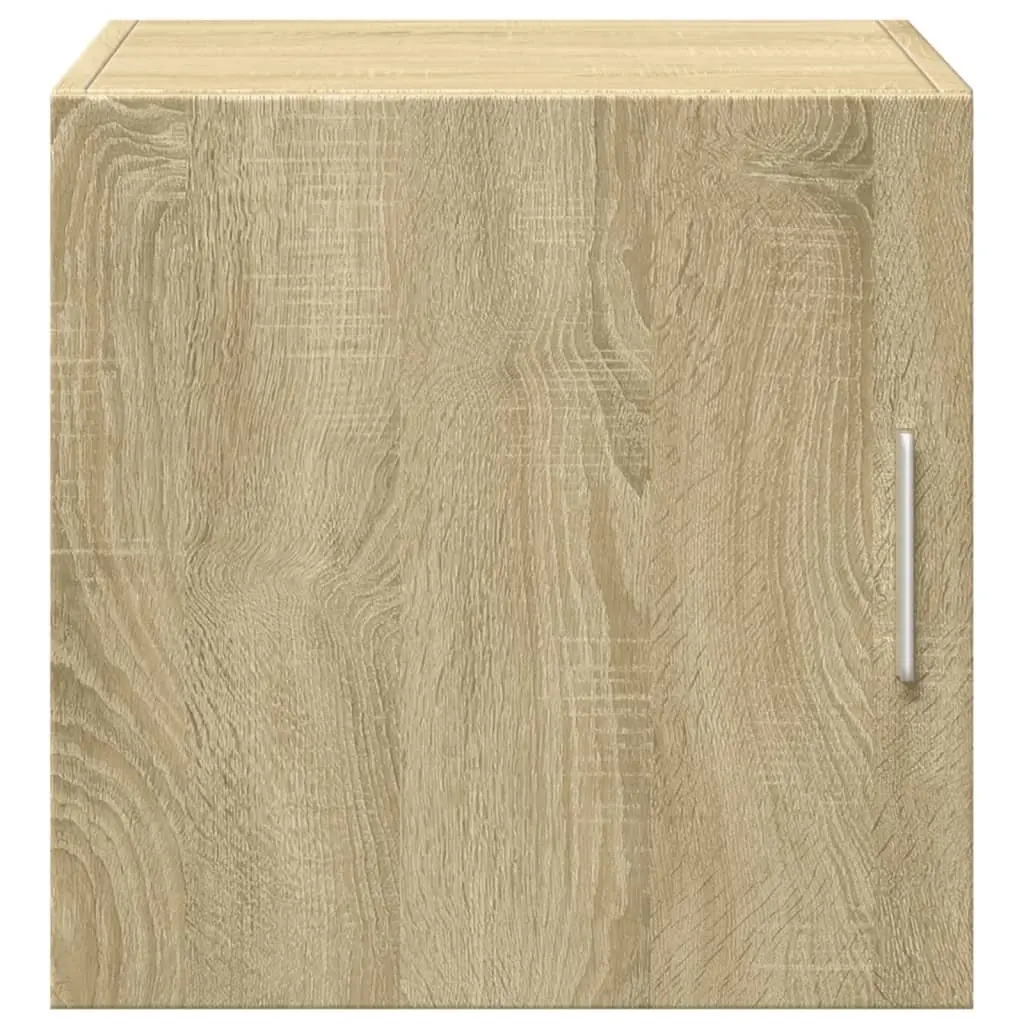 Wall Cabinet Brown Engineered Wood Floating Storage Hanging Sideboards