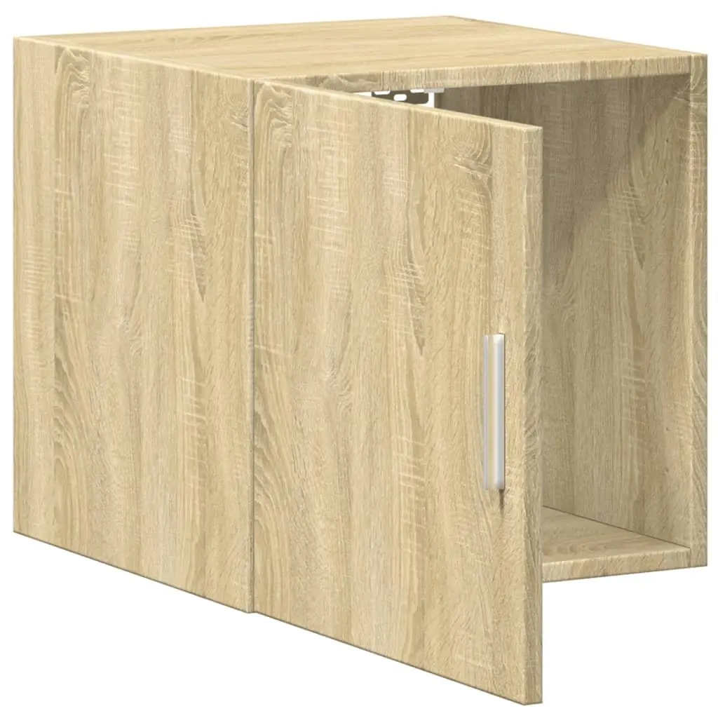 Wall Cabinet Brown Engineered Wood Floating Storage Hanging Sideboards