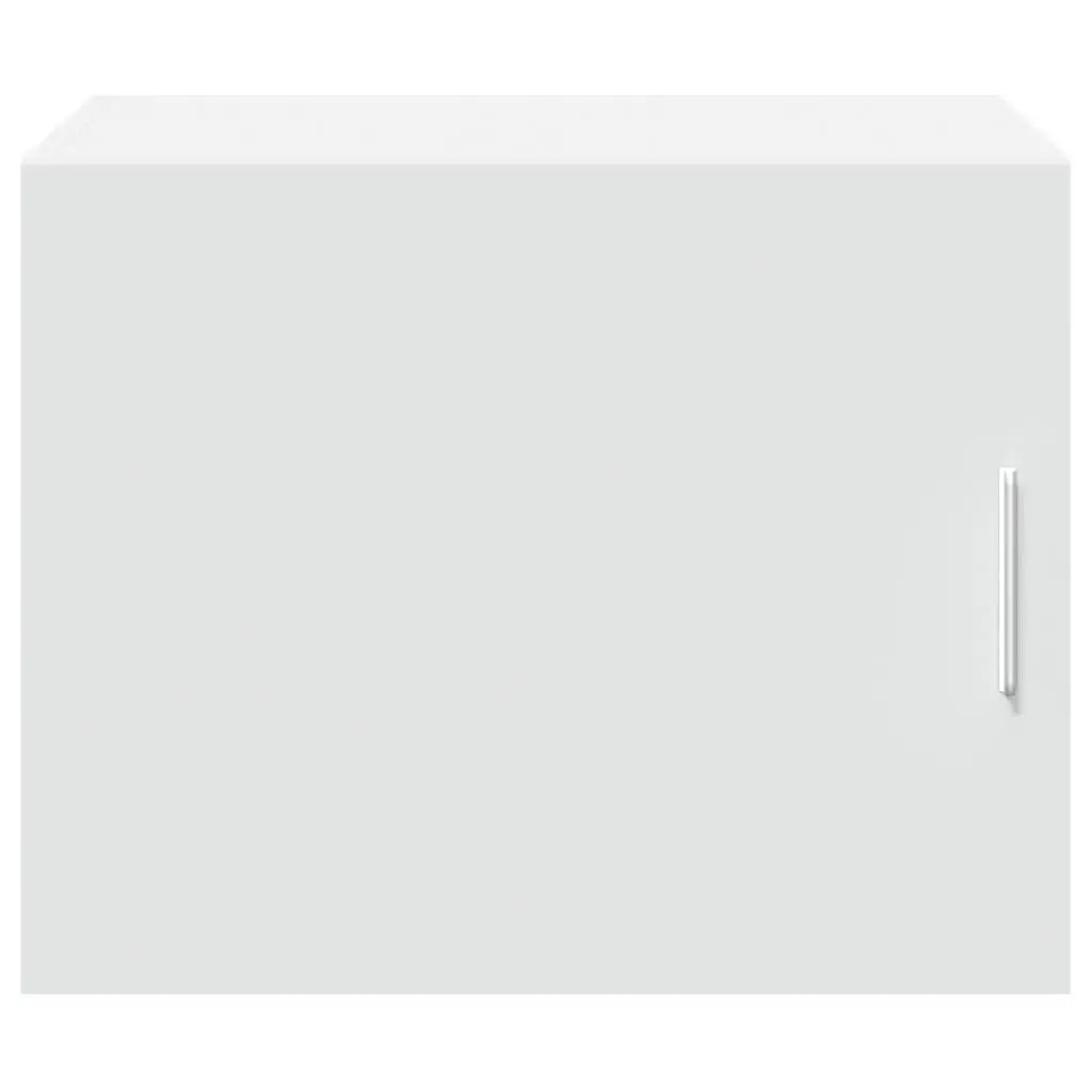 Floating White Wall Cabinet for Organized Living Spaces