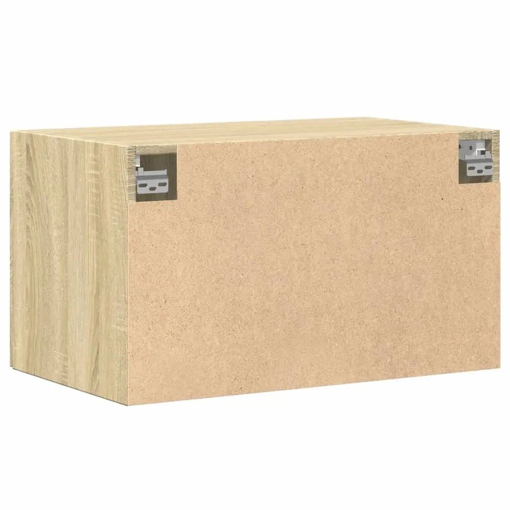 Sonoma Oak Brown Engineered Wood Wall Cabinet