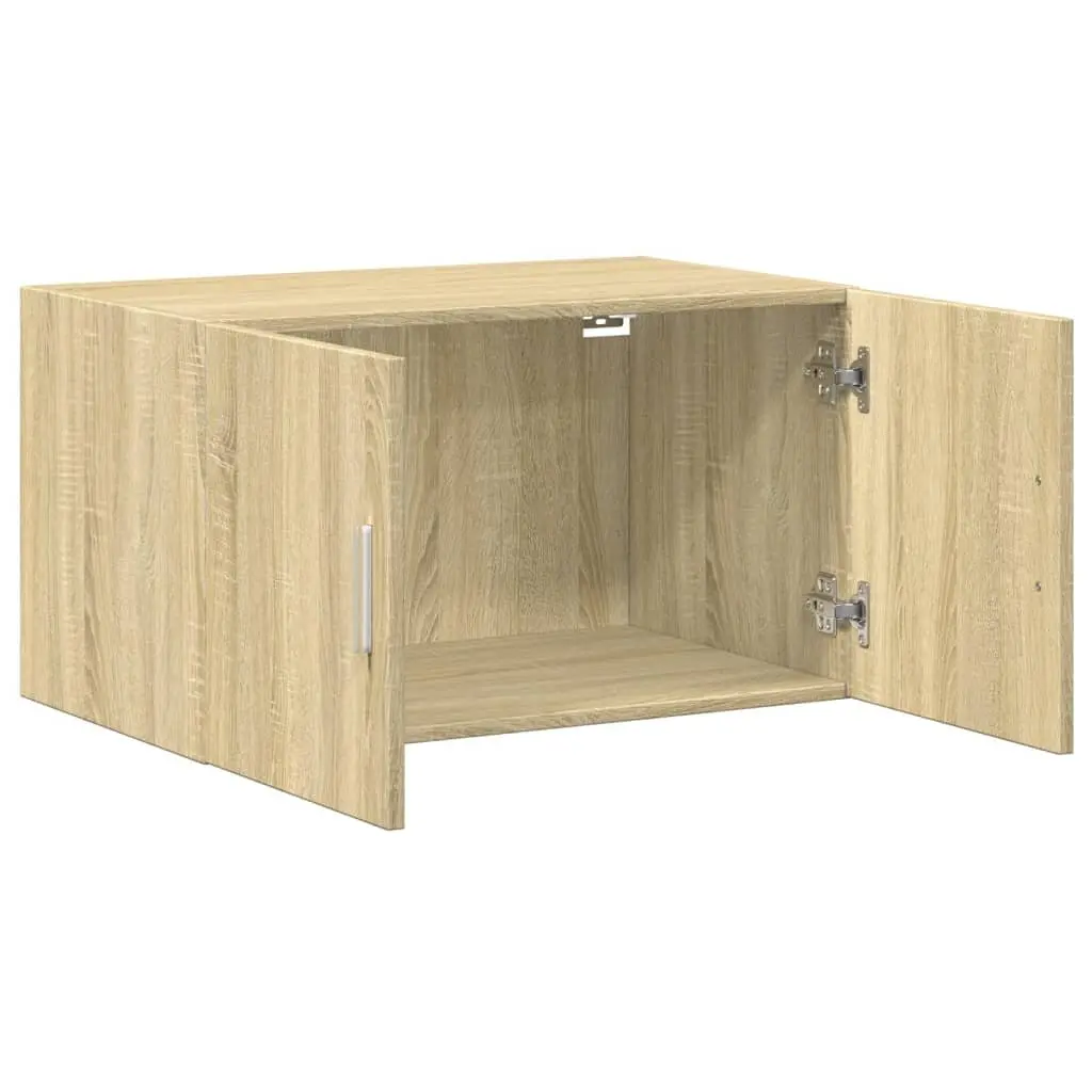 Sonoma Oak Brown Engineered Wood Wall Cabinet