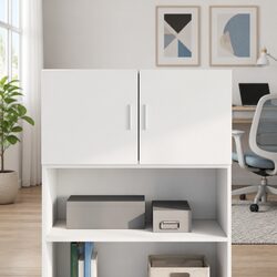 Charming White Wall Cabinet for Living Space Storage