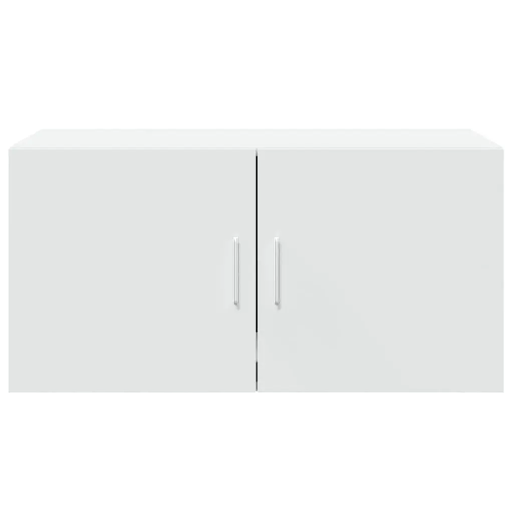 Wall Cabinet Storage Engineered Wood White Hanging Cabinet Bedroom Living Room