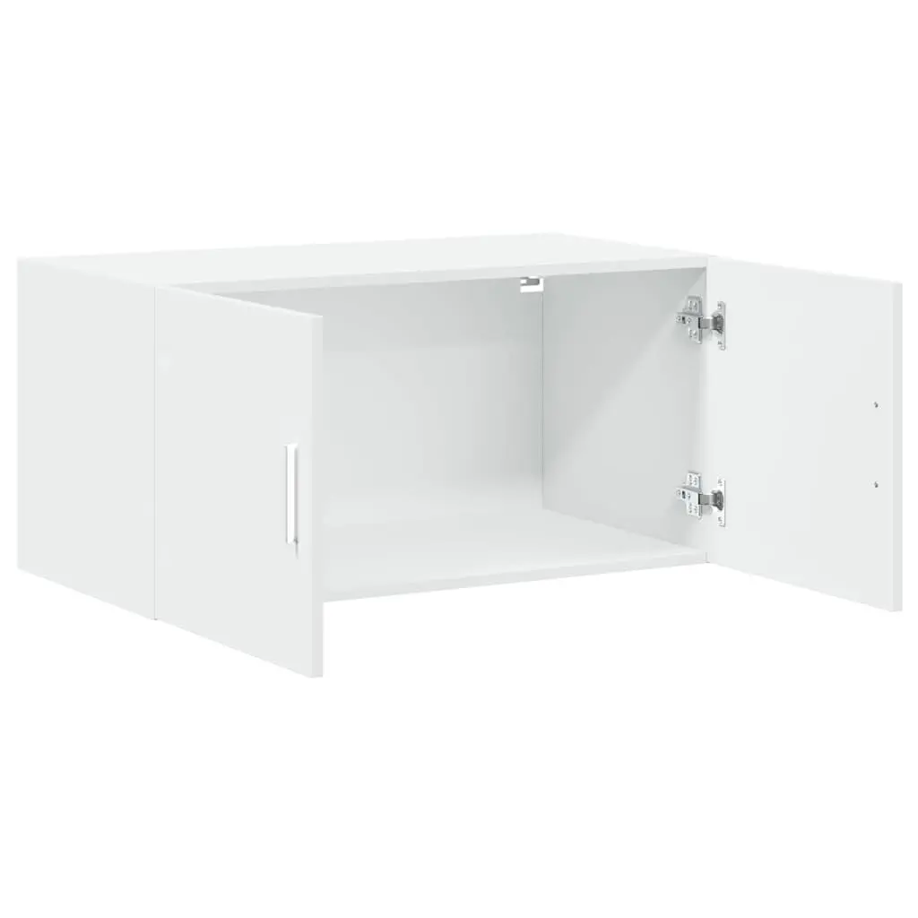 Wall Cabinet Storage Engineered Wood White Hanging Cabinet Bedroom Living Room