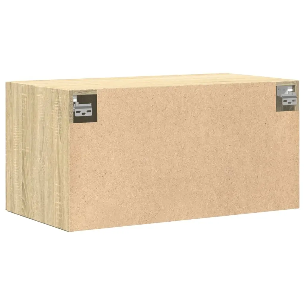 Wall Cabinet Sonoma Oak 80x42.5x40cm Engineered Wood Brown