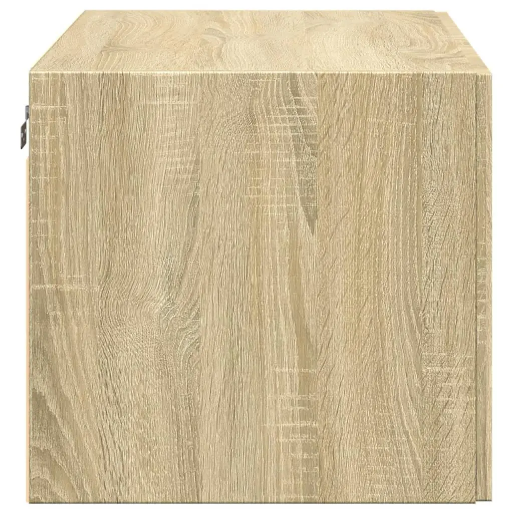Wall Cabinet Sonoma Oak 80x42.5x40cm Engineered Wood Brown