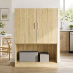Brown Engineered Wood Wall Cabinet for Organized Living