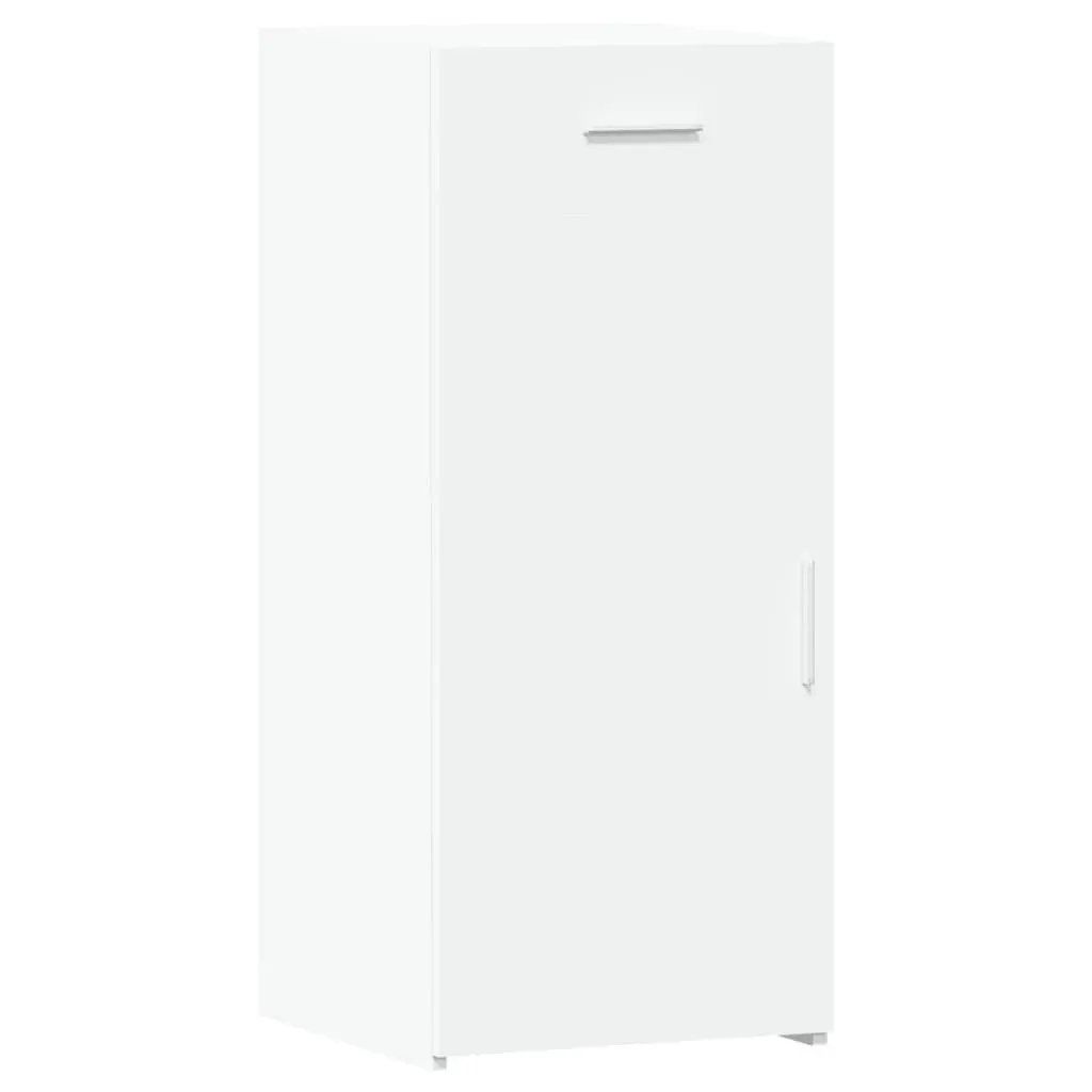 White Sideboard Storage Cabinet 40 x 42.5 x 93 cm Engineered Wood
