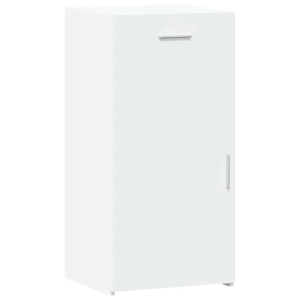 Engineered Wood Sideboard Storage Cabinet White with Drawer and Door 45 x 42.5 x 93 cm