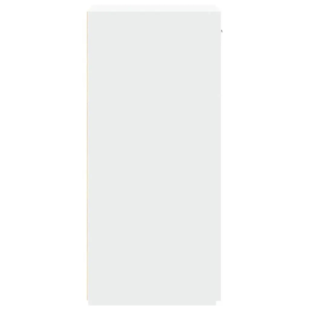 Engineered Wood Sideboard Storage Cabinet White with Drawer and Door 45 x 42.5 x 93 cm