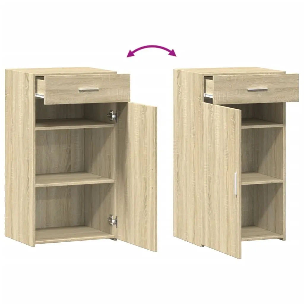 Sideboard Brown 50x42.5x93 cm Engineered Wood Storage Cabinet Cupboard