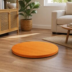 Brown Round Wooden Table Top Ø60cm for Cozy Spaces