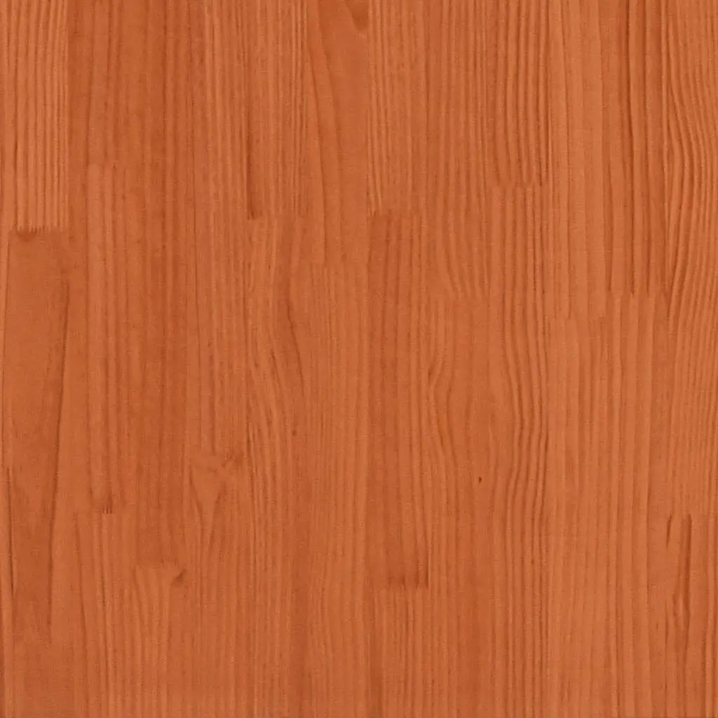 Round Wooden Table Top Brown Ø60cm Solid Pinewood