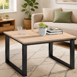 Solid Pine Wood Rectangular Table Top 80x40cm