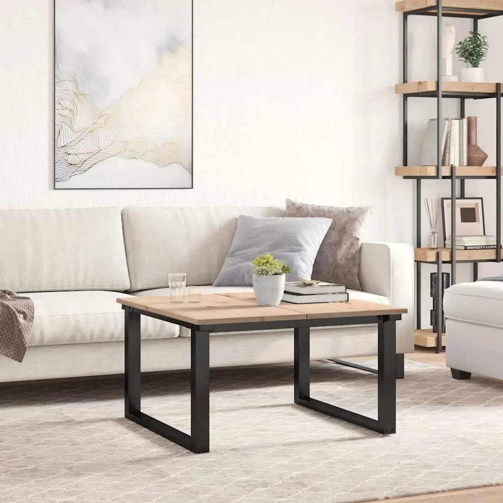 Rectangular Wooden Table Top Rustic 80x40cm Solid Pine Wood