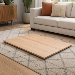 Rustic Solid Wood Pine Table Top 90x45x1.7cm Brown