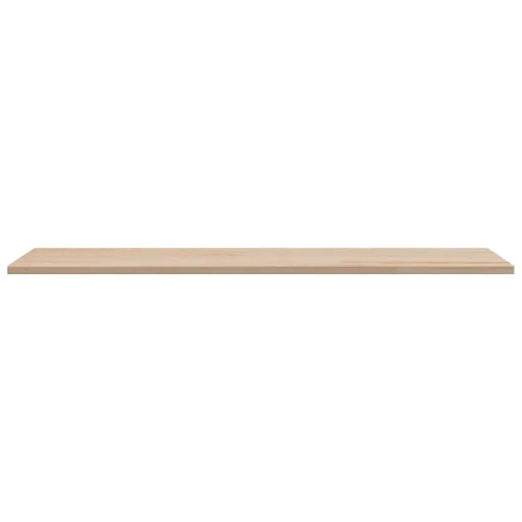 Rectangular Solid Pine Wood Table Top 110x40cm Rustic Brown