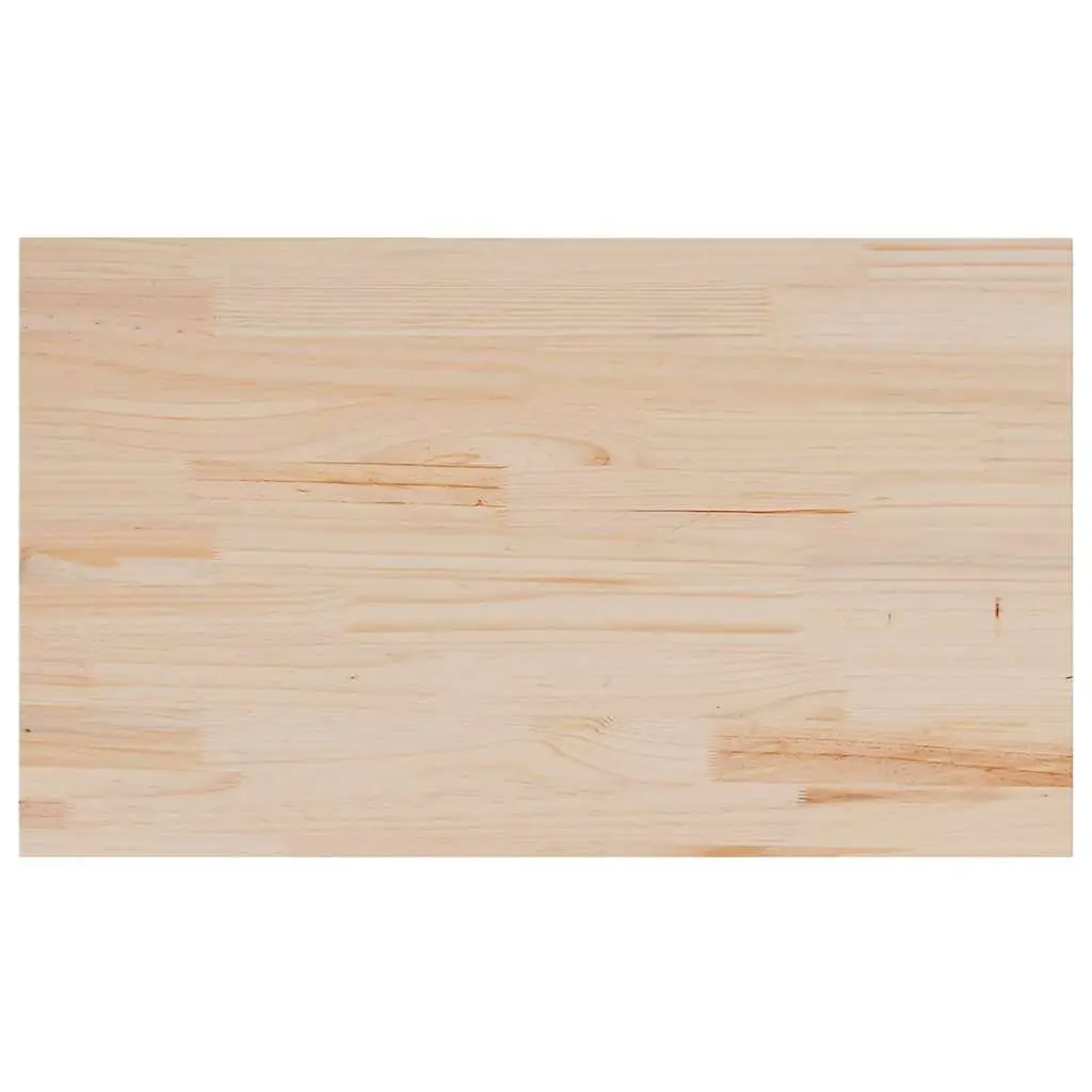 Wooden Table Tops Rectangular 80x47x1.7 cm Solid Pine Dining Kitchen Furniture 3 Piece
