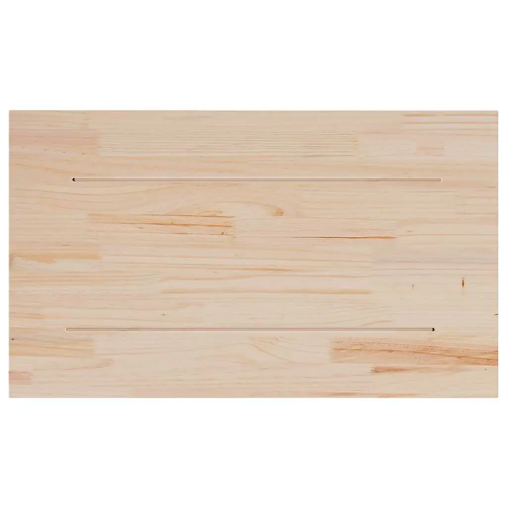 Wooden Table Tops Rectangular 80x47x1.7 cm Solid Pine Dining Kitchen Furniture 3 Piece