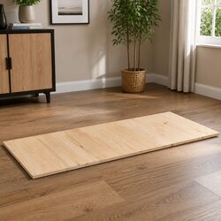Set of 3 Rectangular Pine Wood Table Tops 80x53cm
