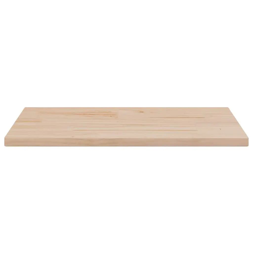 Rustic Brown Solid Pine Wooden Table Tops 4 pcs 90x45 cm