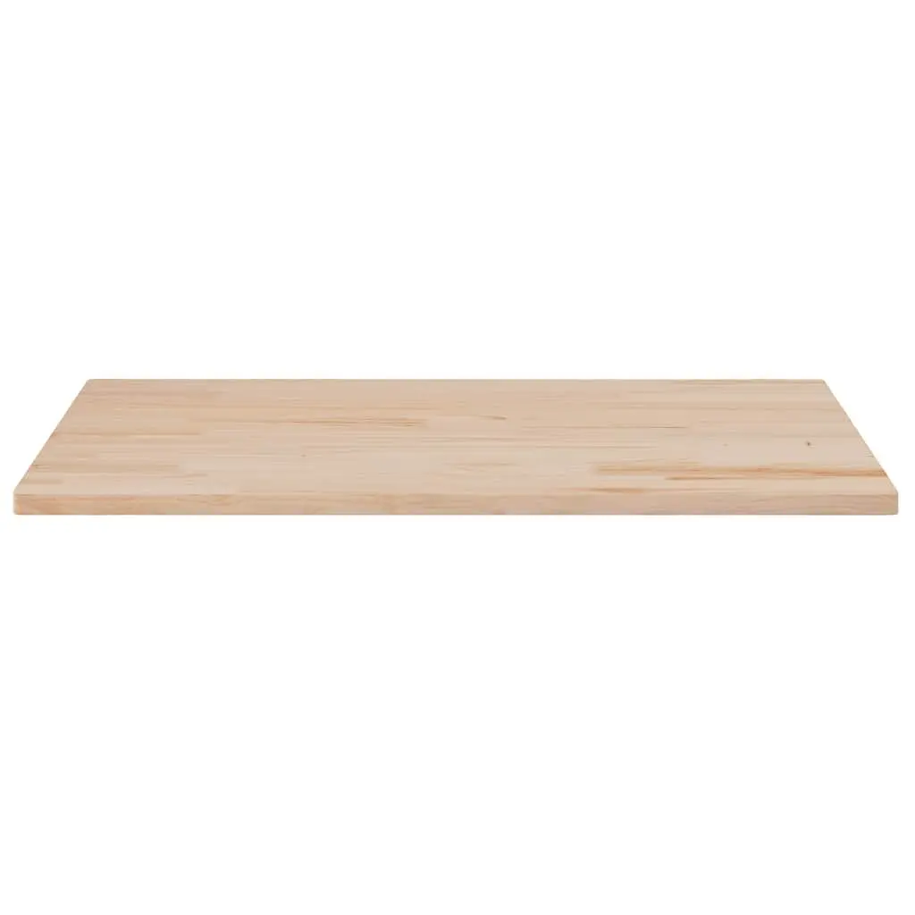 Rectangular Solid Pine Table Tops 100x50cm Brown 4 Piece Set