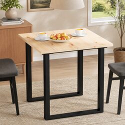 Rustic Pine Wood Dining Table Top 70x35cm