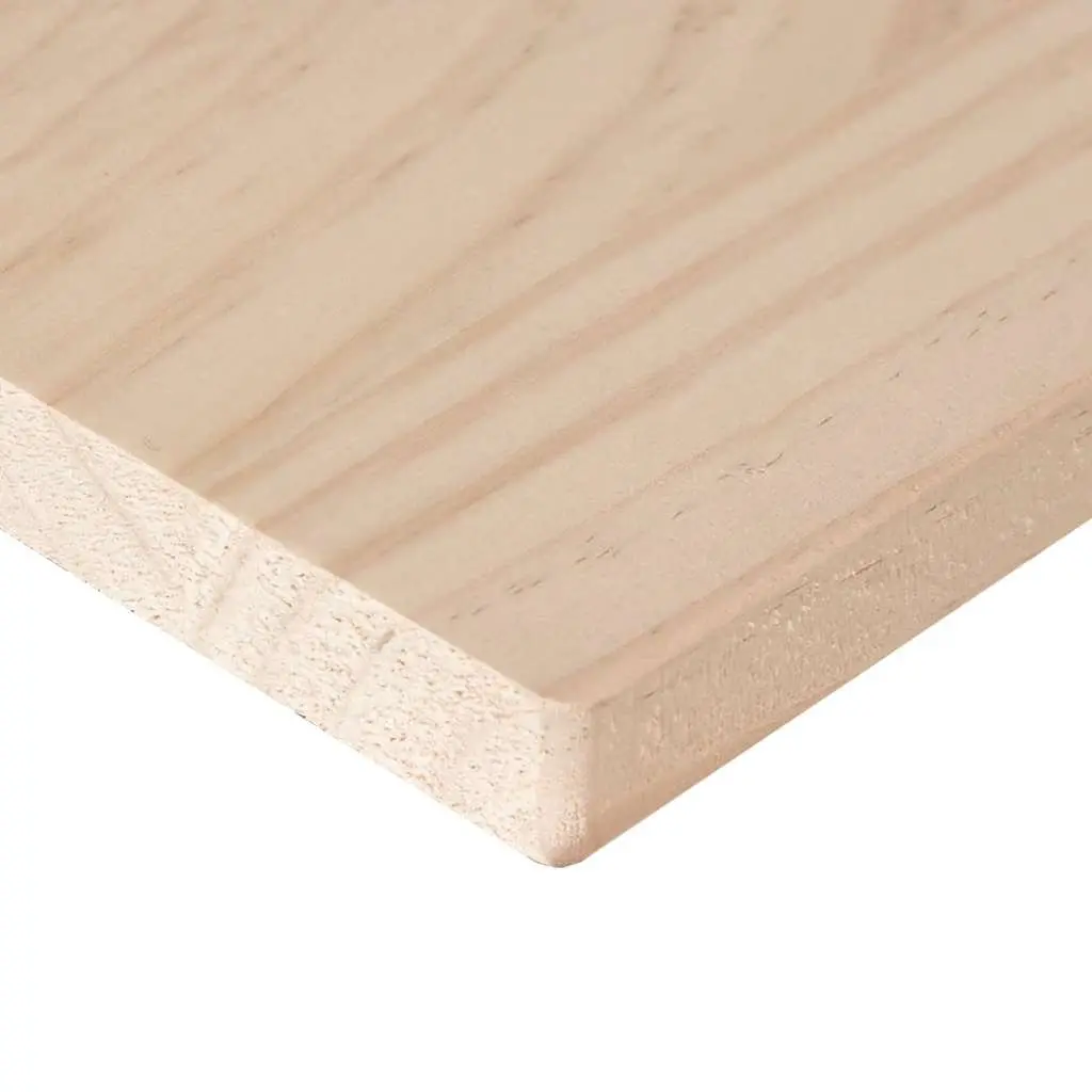 Rectangular Pine Wood Table Top 70x35cm Rustic Surface Replacement
