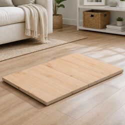 Brown Pine Solid Wood Tabletop 80x40cm for Dining