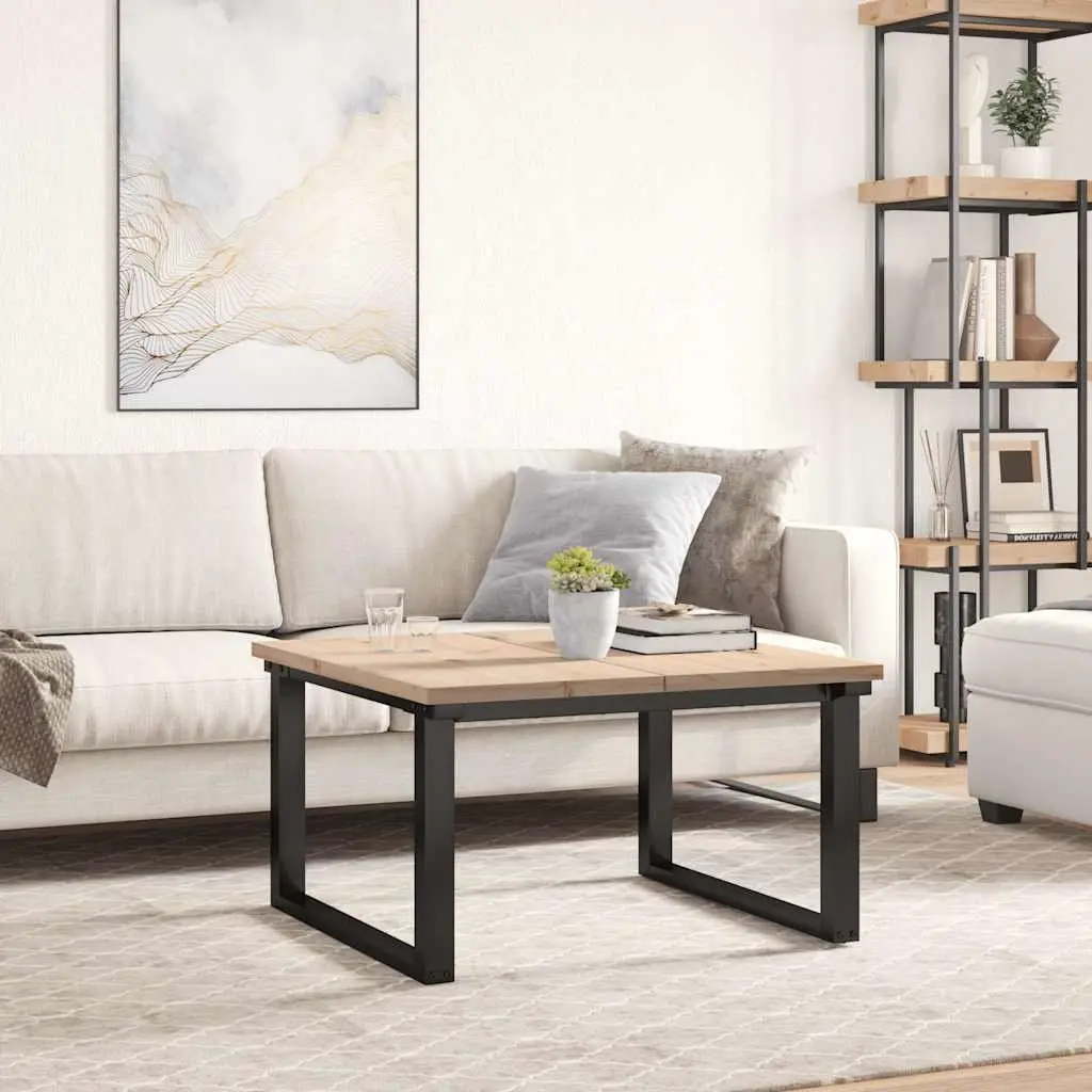 Solid Wood Table Top Rectangular 80x40cm Brown Pine