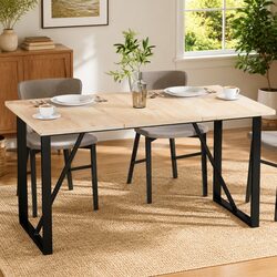 Rustic Brown Solid Pine Wood Table Top 80x47cm Pack of 3