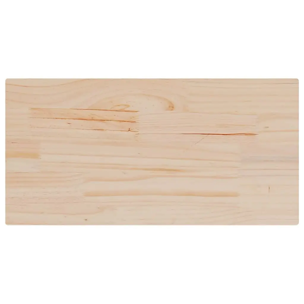 Rectangular Wooden Table Tops 90x45cm Solid Pine Wood Replacement Furniture Set