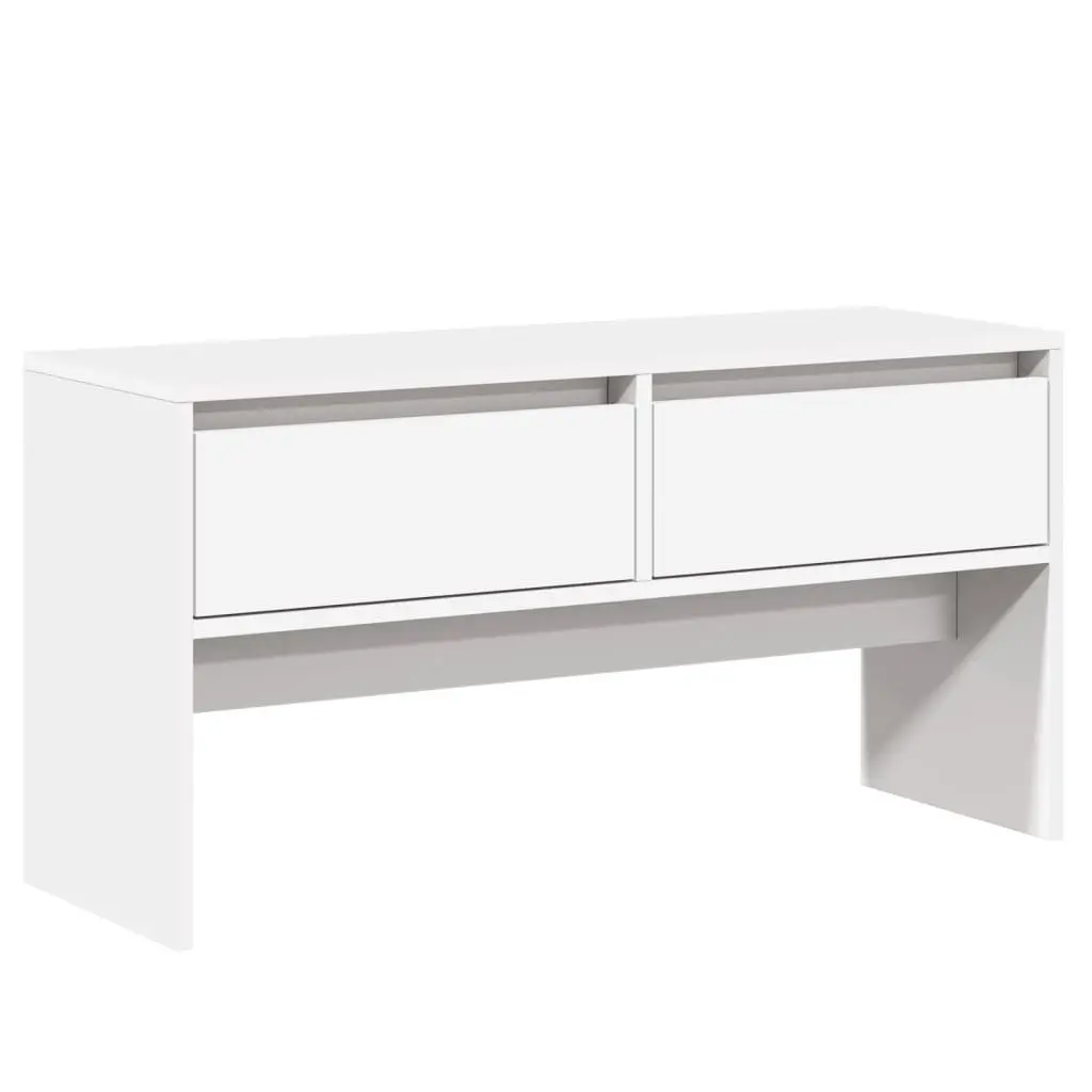 4 Piece White Hallway Furniture Set with Storage Bench