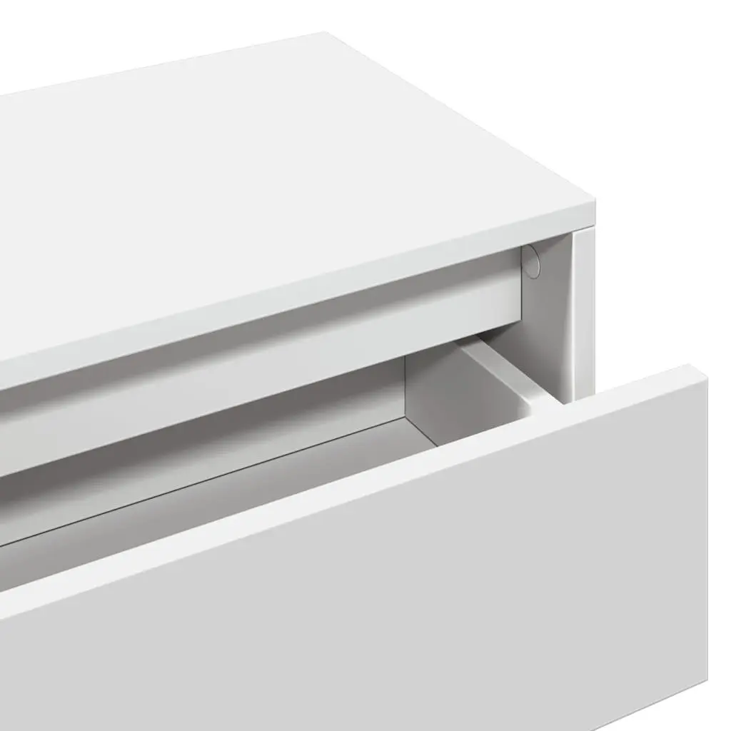 4 Piece White Hallway Furniture Set with Storage Bench