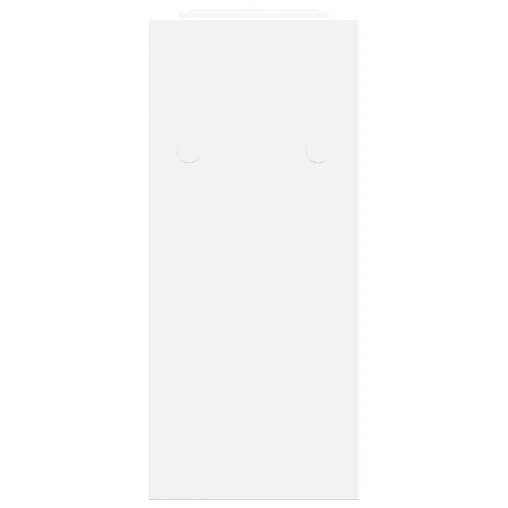Desk Organiser White 34.5x15.5x35.5 cm Engineered Wood Storage Shelf