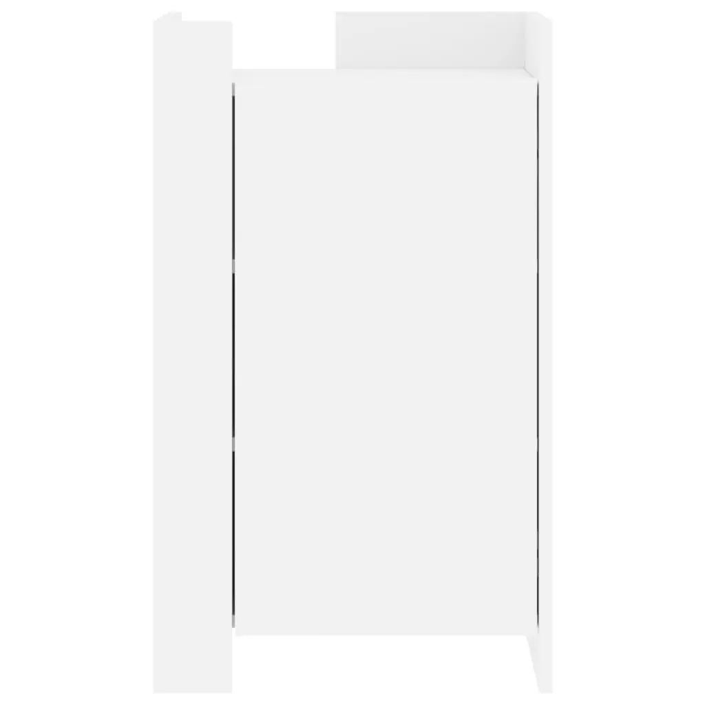 Sideboard White 45x35x75 cm Storage Cabinet Engineered Wood Cupboard Furniture