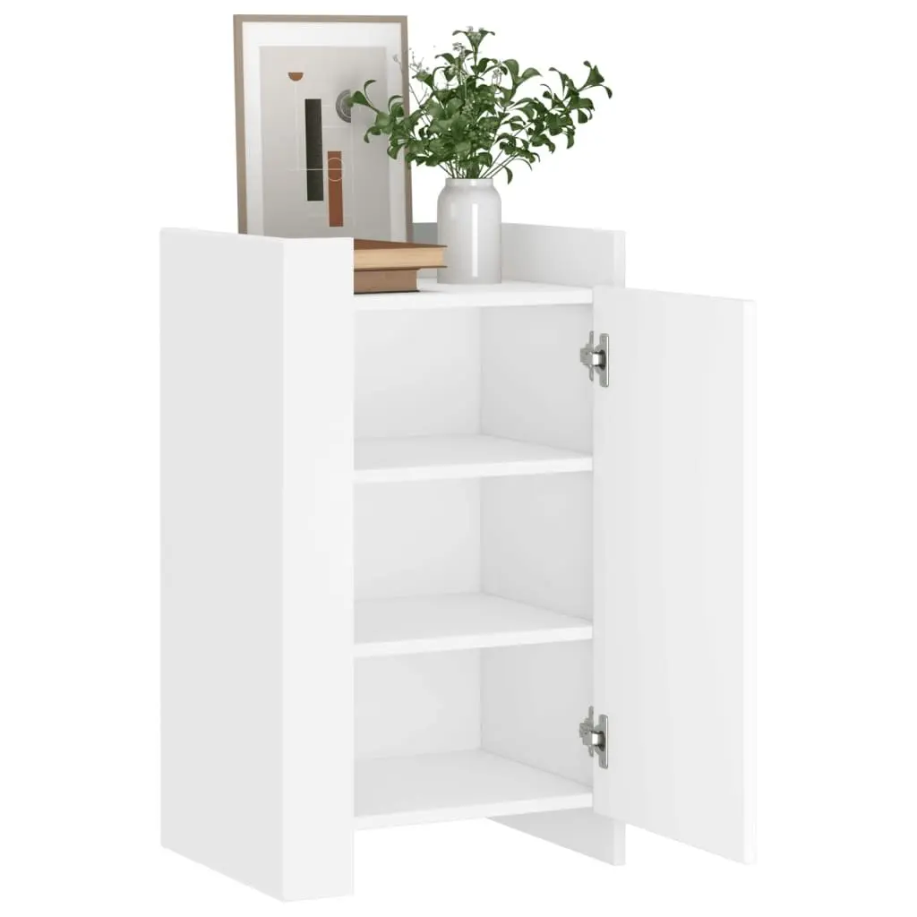 Sideboard White 45x35x75 cm Storage Cabinet Engineered Wood Cupboard Furniture
