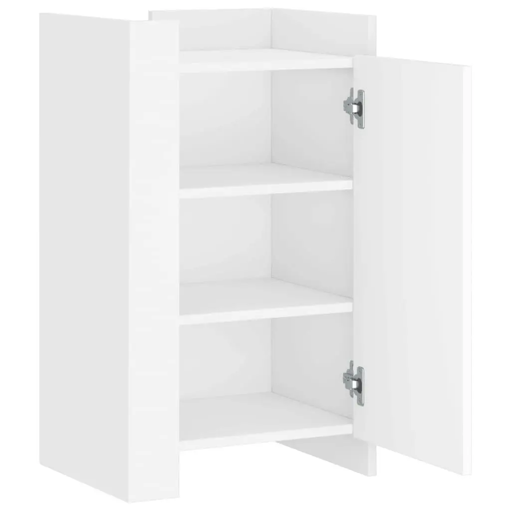 Sideboard White 45x35x75 cm Storage Cabinet Engineered Wood Cupboard Furniture