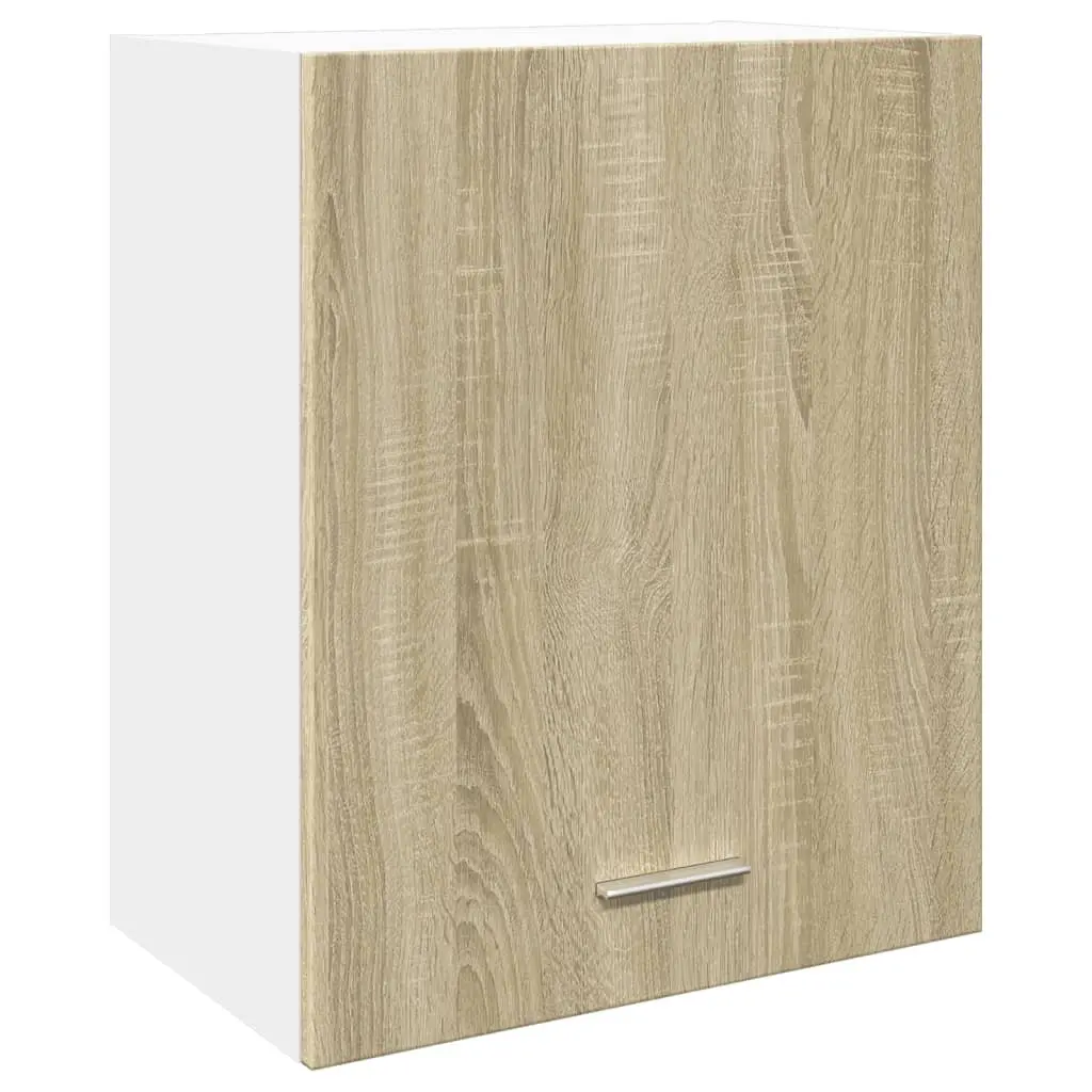 Brown Engineered Wood Wall Mounted Kitchen Cabinet 50x31x60cm