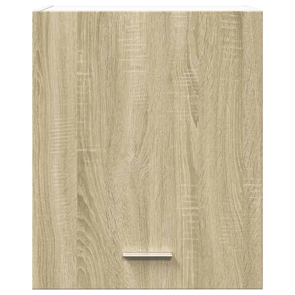 Brown Engineered Wood Wall Mounted Kitchen Cabinet 50x31x60cm