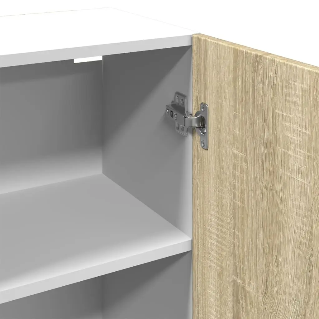 Brown Engineered Wood Wall Mounted Kitchen Cabinet 50x31x60cm