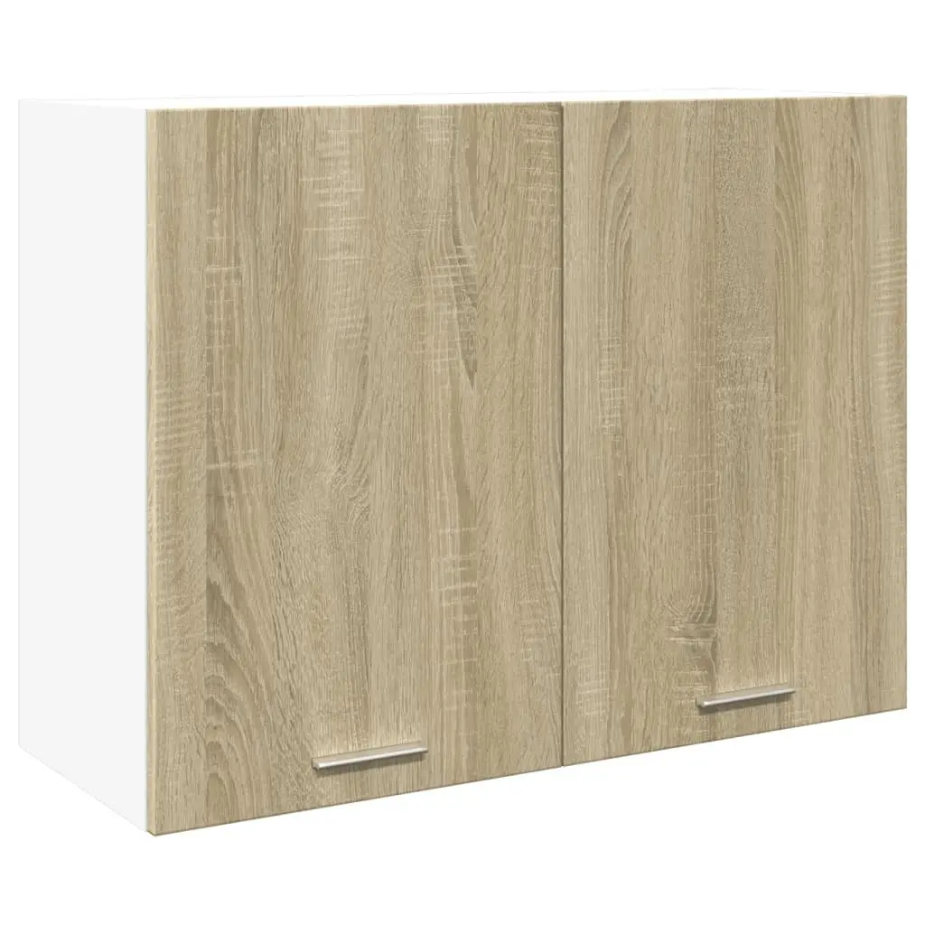 Hanging Kitchen Cabinet Wall Mount Brown 80x31x60 cm Engineered Wood
