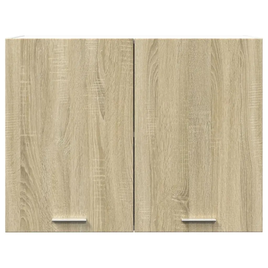 Hanging Kitchen Cabinet Wall Mount Brown 80x31x60 cm Engineered Wood