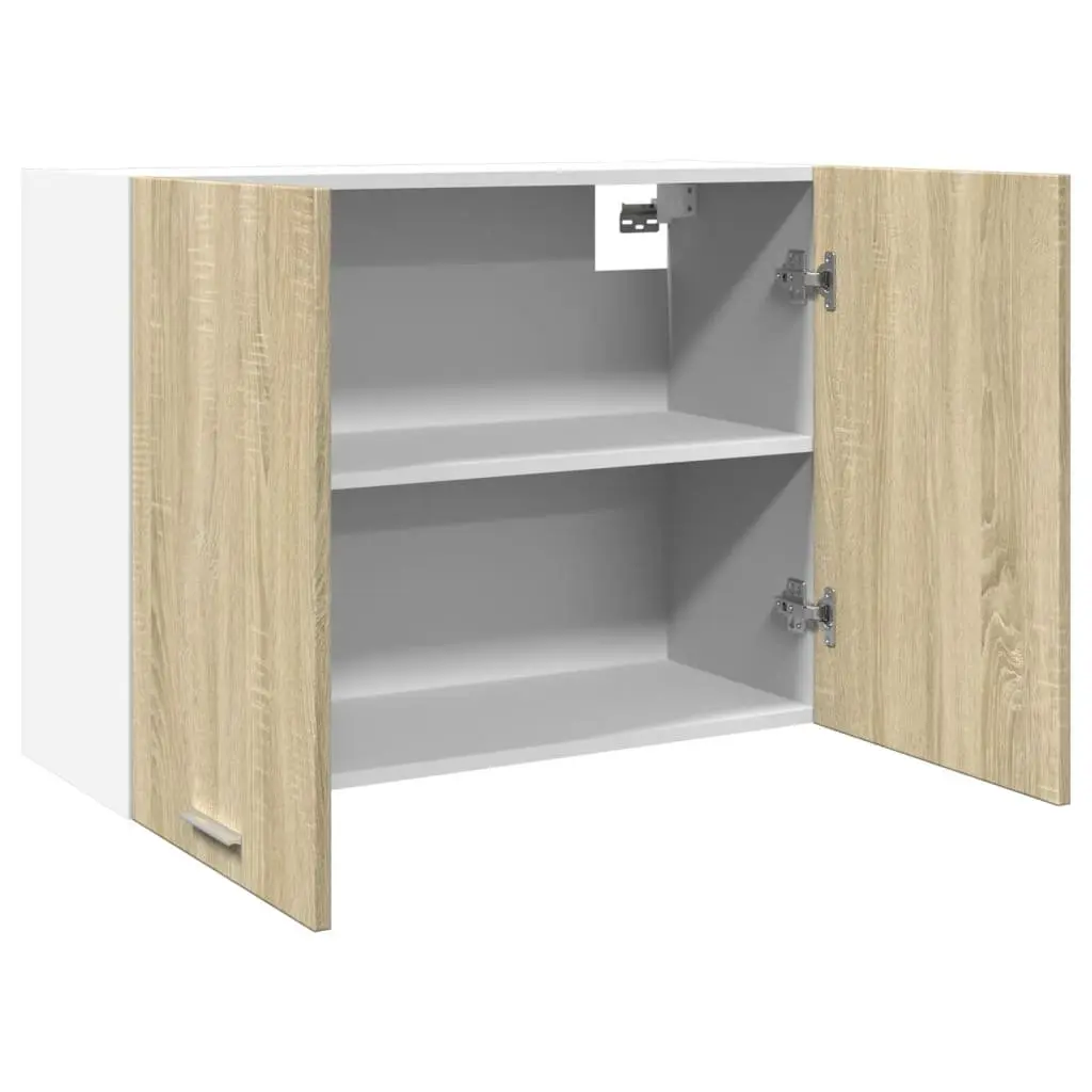 Hanging Kitchen Cabinet Wall Mount Brown 80x31x60 cm Engineered Wood